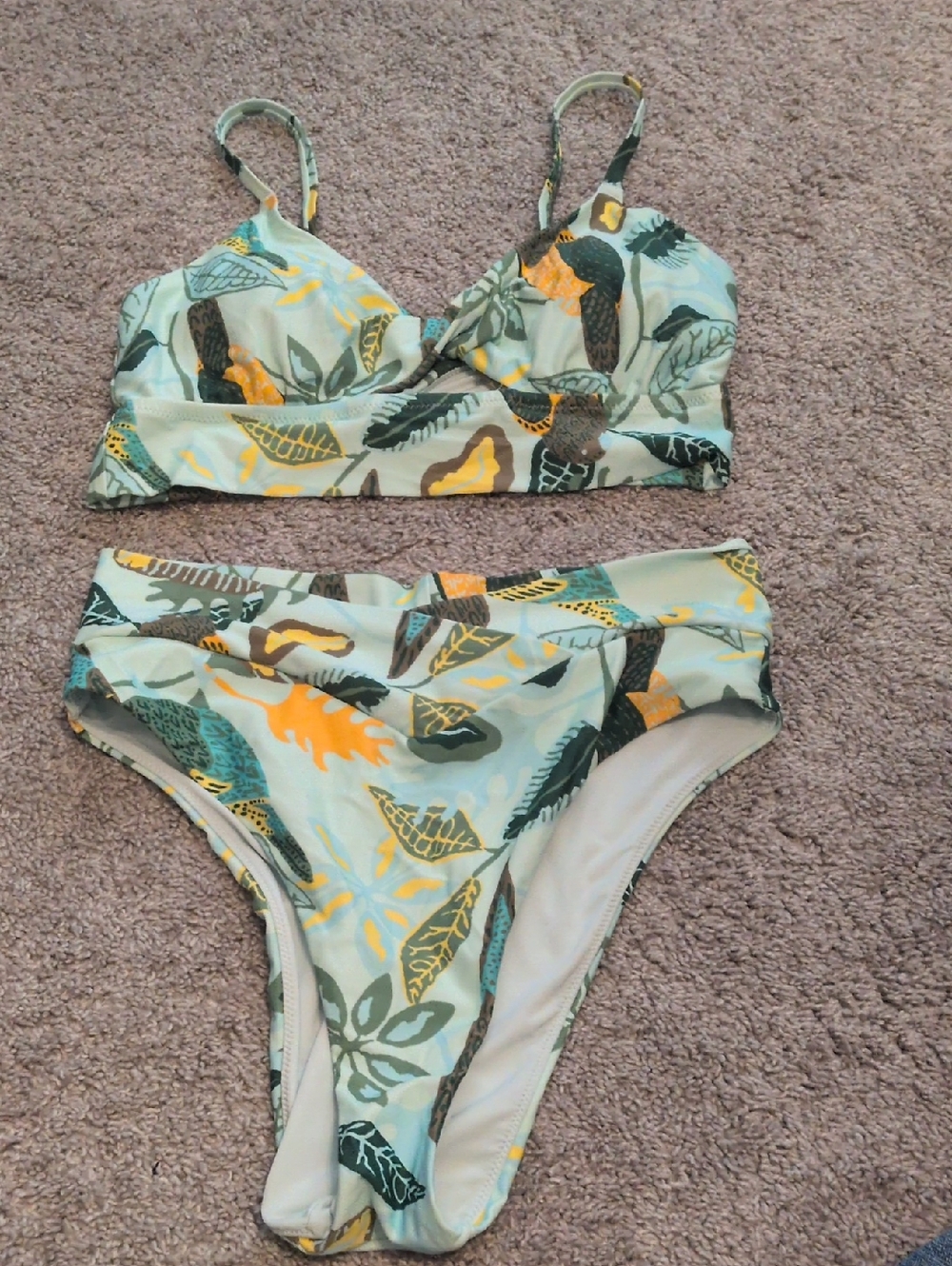 Aerie High Cut cheeky Bottoms + Scoop Top